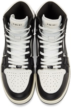 AMIRI Black & White Skel Top Hi Sneakers