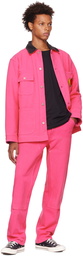 Sky High Farm Workwear Pink Workwear Trousers