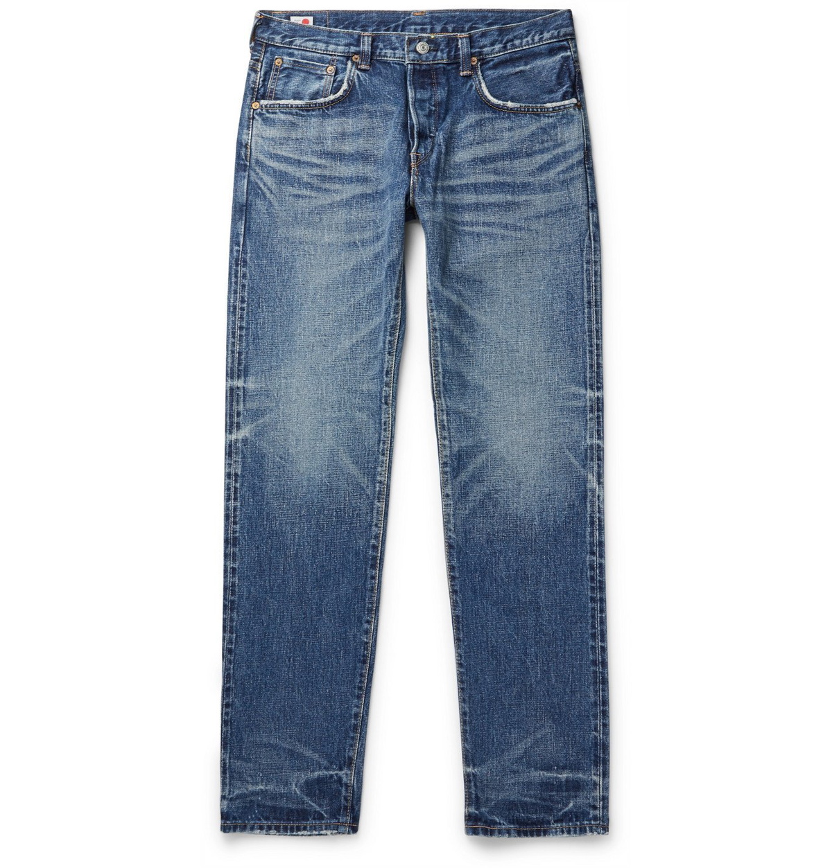 EDWIN - Slim-Fit Distressed Denim Jeans - Edwin