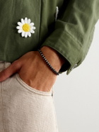M. Cohen - Sapet Sterling Silver, Onyx and Cord Bracelet - Black