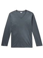 ZIMMERLI - Cotton-Jersey Pyjama T-Shirt - Gray - S