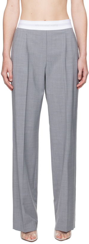 Photo: Alexander Wang Gray Pleated Trousers