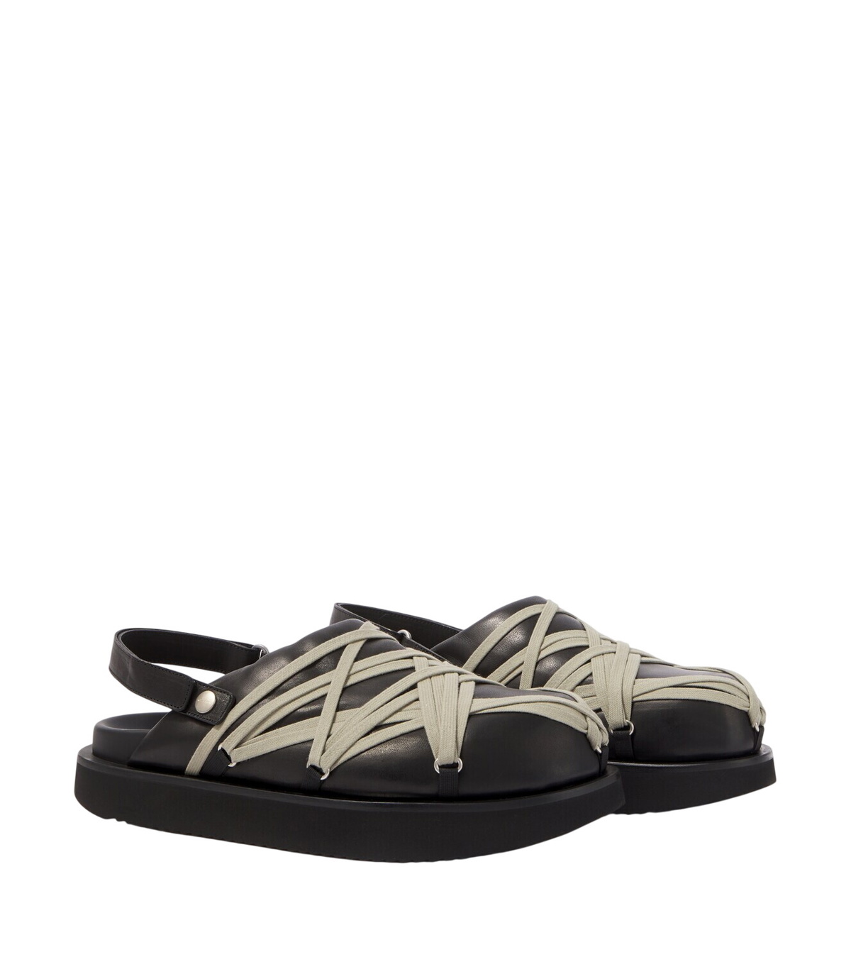 RICK OWENS - Tractor Leather Sandals Rick Owens