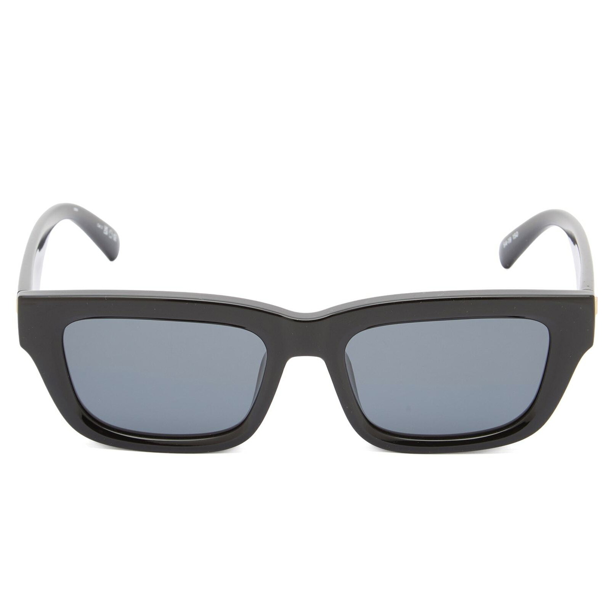 Le Specs Le Castle Sunglasses in Black/Smoke Mono Polarized 
