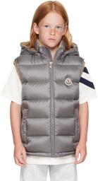 Moncler Enfant Kids Gray Zibiah Down Vest