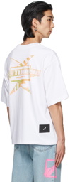 We11done White Multi Logo T-Shirt
