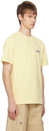 JACQUEMUS Yellow La Casa 'Le t-shirt Gros Grain' T-Shirt