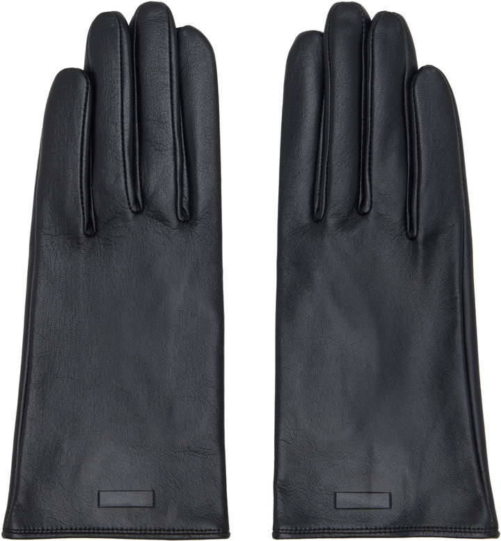 Photo: stein Black Leather Gloves