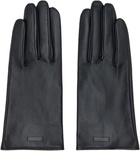 stein Black Leather Gloves