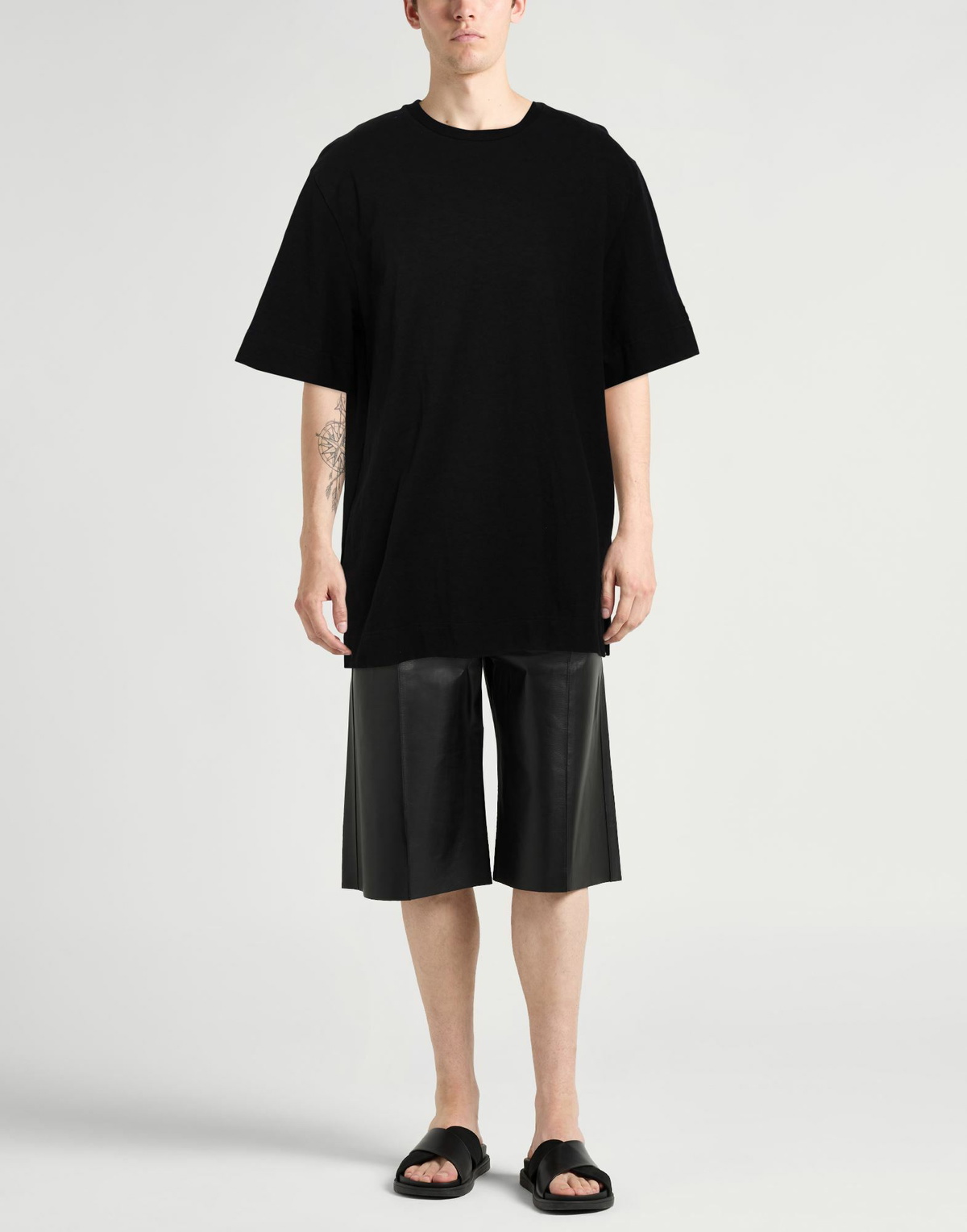 Jil Sander Mens T-shirt in Black