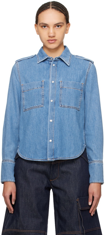 Photo: DARKPARK Blue Glenn Denim Shirt