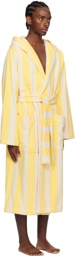 Tekla Yellow Hooded Bathrobe