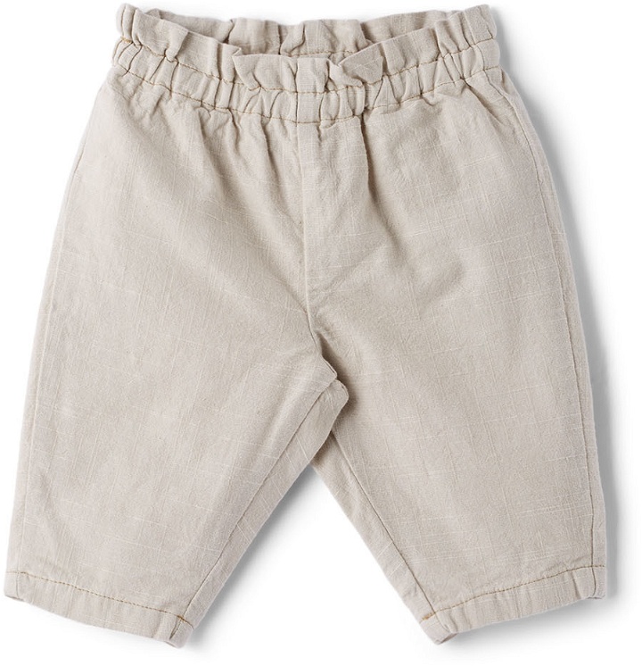 Photo: Bonpoint Baby Beige Luciole Trousers
