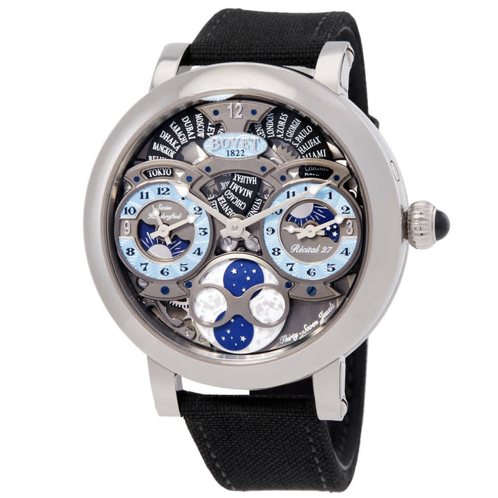 Photo: Bovet The Recital 27 Hand Wind Blue Dial Mens Watch R270014