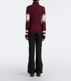 Perfect Moment Schild intarsia wool turtleneck sweater