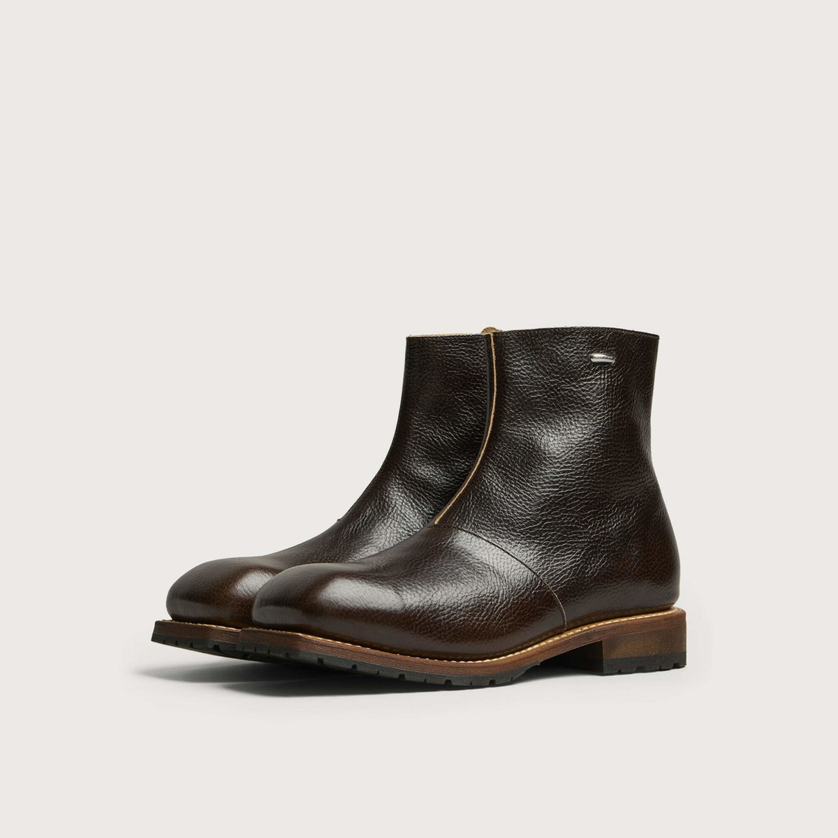 Our Legacy Men's Leather Engine Boot in Deep Americano