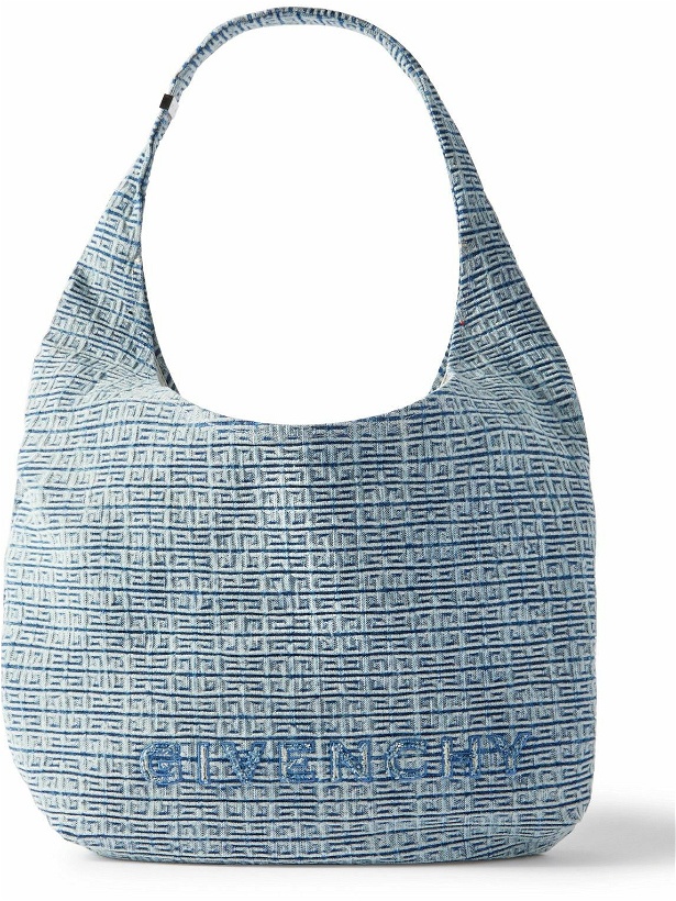 Photo: Givenchy - Large Logo-Embossed Denim Tote Bag