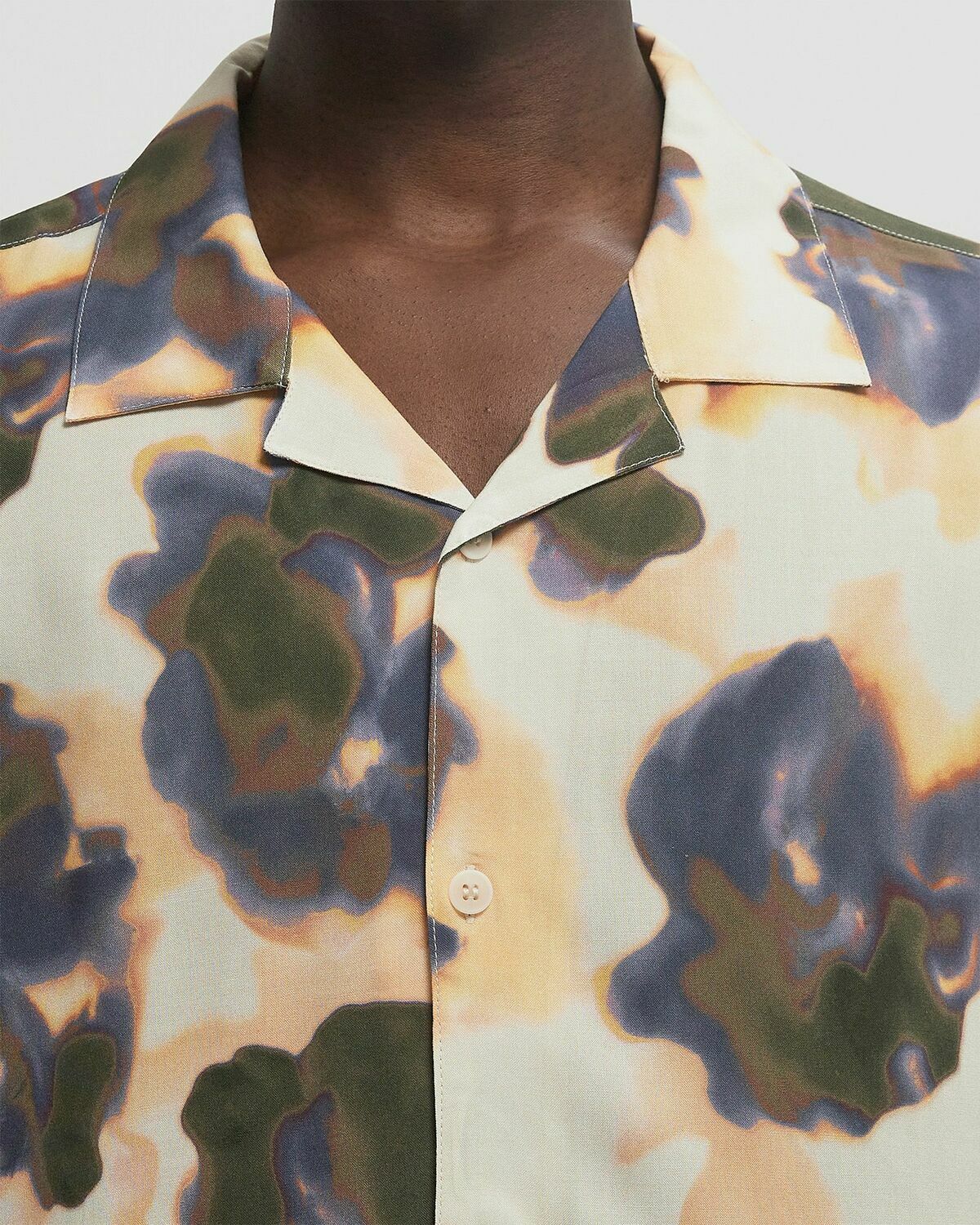 Wax London DIDCOT SS SHIRT BLUR FLORAL pink Mens Shortsleefe