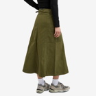 Gramicci Women's Voyager Midi Skirt in Olive
