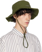 Jacquemus Khaki Les Classiques 'Le Bob Artichaut' Bucket Hat