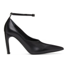 Jil Sander SSENSE Exclusive Black Ankle Strap Pumps