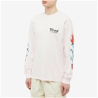 Tired Skateboards Men's Long Sleeve Nothingth T-Shirt in Pink