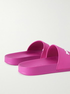 Palm Angels - Pool Logo-Embossed Rubber Slides - Pink