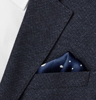 Paul Smith - Polka-Dot Silk Pocket Square - Blue