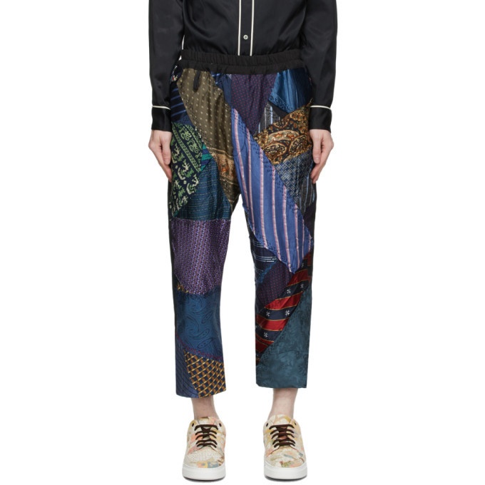 Photo: By Walid Multicolor Silk Tie Story Gerald Trousers