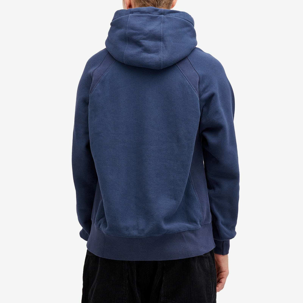 Engineered Garments Men's Raglan Hoodie in Navy
