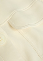 Varley Hartwell Button-through Stretch-jersey Cardigan Cream