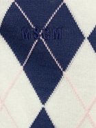 MSGM - Argyle Wool Sweater