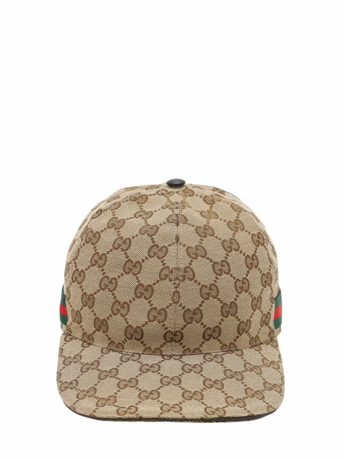 Gucci - Gg Supreme Canvas Baseball Hat Gucci