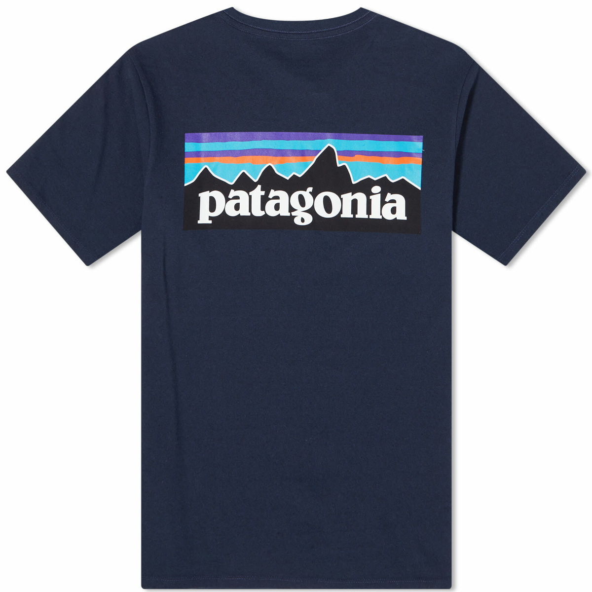 Patagonia P-6 Logo Responsibili-Tee in Classic Navy