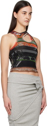 Ottolinger Multicolor Mesh Tank Top