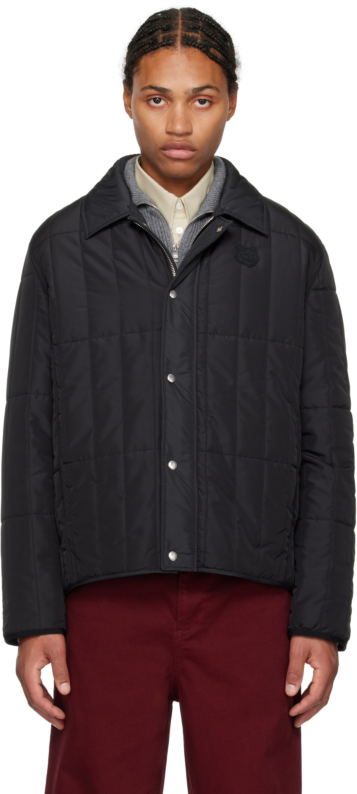 ジャケット・アウター MAISON KITSUNE REVERSIBLE BOMBER Size S BOMBER JACKET | Maison Kitsuné