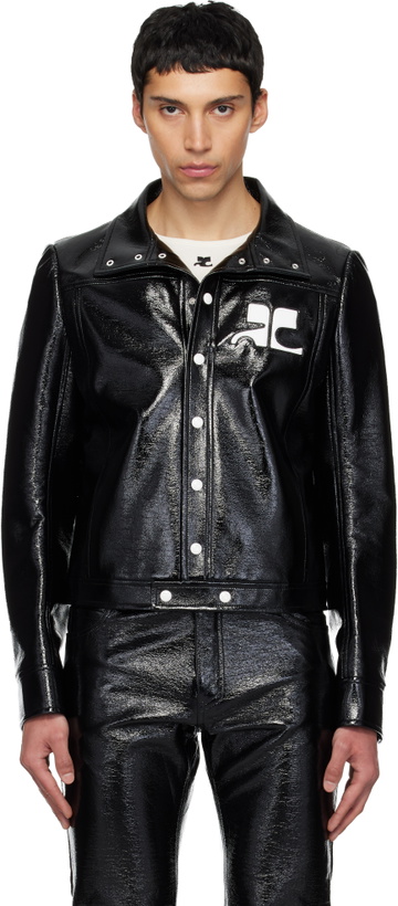 Photo: Courrèges Black Reedition Vinyl Jacket
