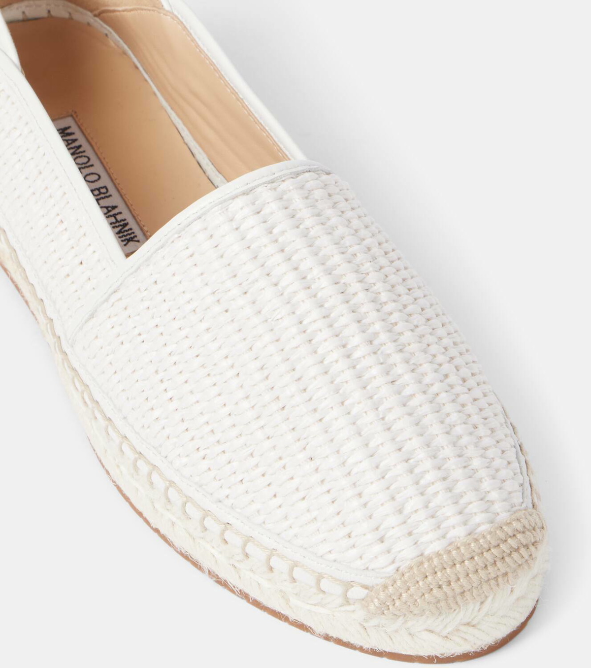 Manolo Blahnik Espadra raffia espadrilles