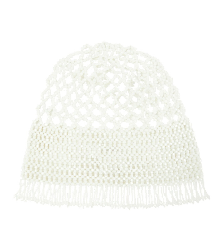 Photo: Jil Sander - Beaded hat