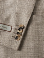 Canali - Kei Unstructured Wool and Silk-Blend Blazer - Neutrals