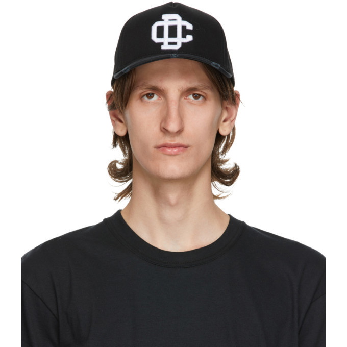 Photo: Dsquared2 Black Logo Baseball Cap