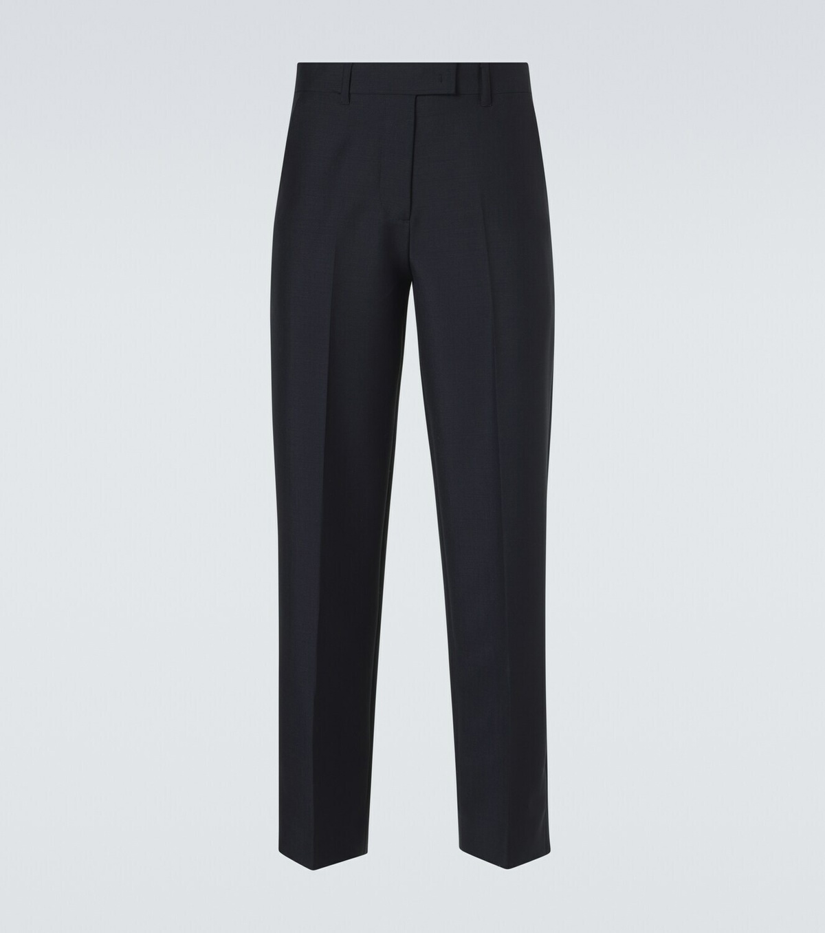 Miu Miu Pleated mohair and wool straight-leg pants