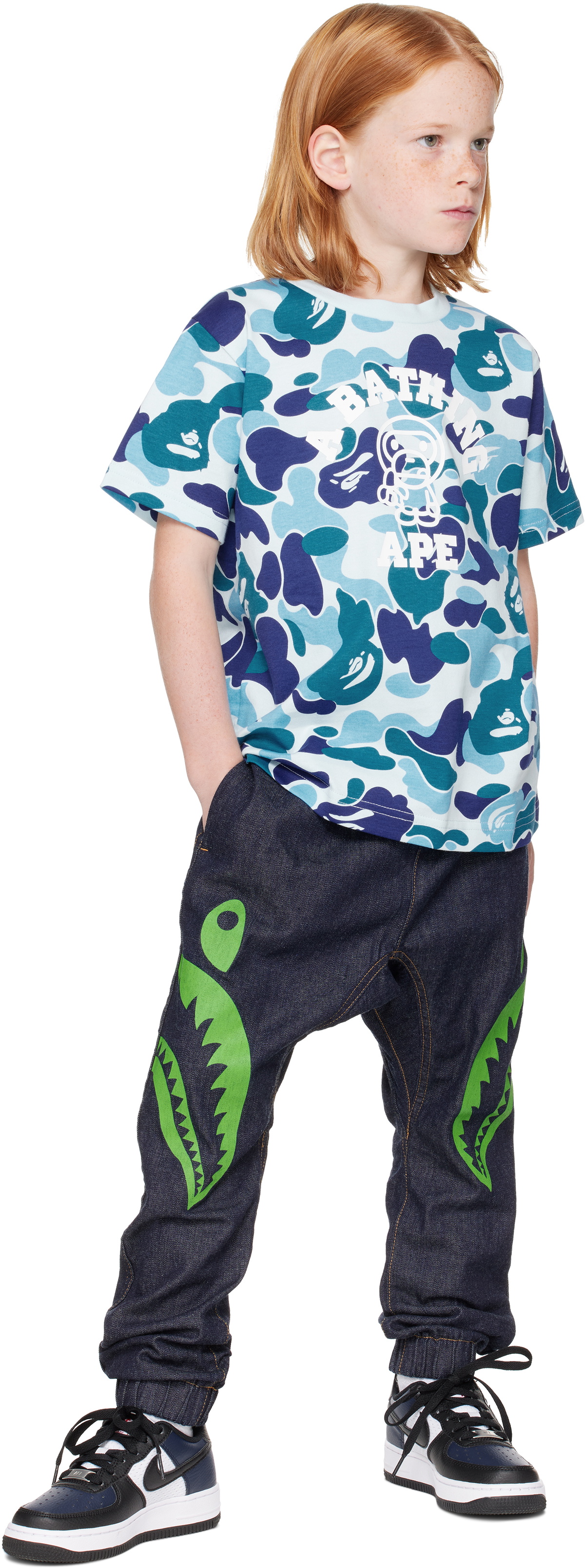 トップス BAPE ABC CAMO BABY MILO COLLEGE TEE ABC CAMO BABY MILO COLLEGE TEE | bape.com