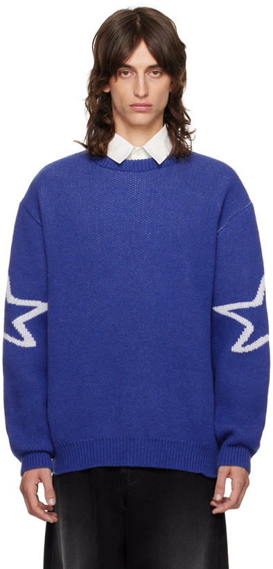 Photo: Carne Bollente Blue 'The S Word' Sweater