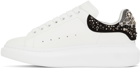 Alexander McQueen White & Black Oversized Larry Sneakers