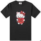 Soulland x Hello Kitty Heart T-Shirt in Black