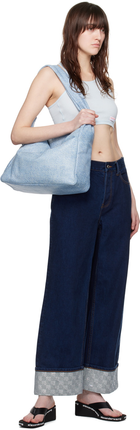 Alexander Wang Blue Ryan Puff Large Bag Alexander Wang Alexander Wang Blue Ryan Puff Large Bag Alexander Wang
