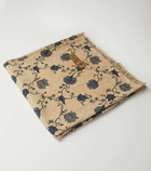 The House of Lyria Caledonia floral linen jacquard throw