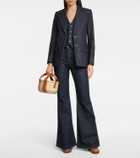 Chloe - Sense Mini raffia tote bag