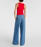 Givenchy Low-rise wide-leg jeans